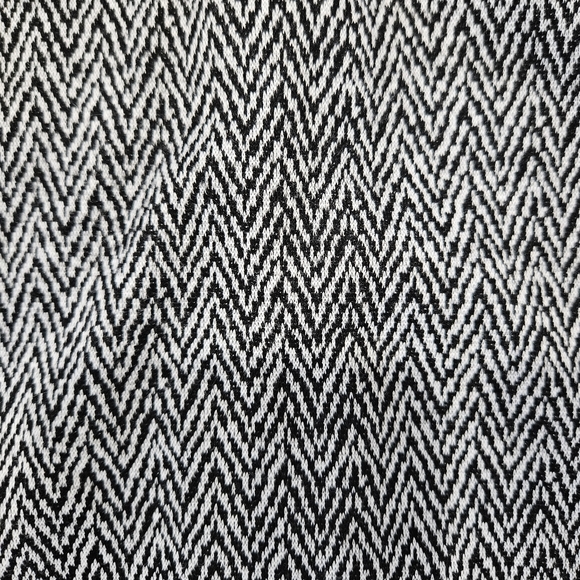 Maurices Dress, Size Small, Black/White Chevron - Picture 4 of 7